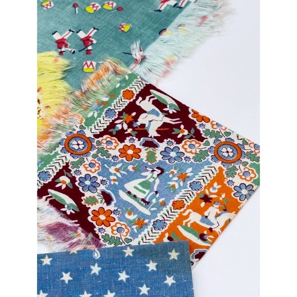 Vintage 1940s Childrens Handkerchiefs Set - Picture 9 of 14